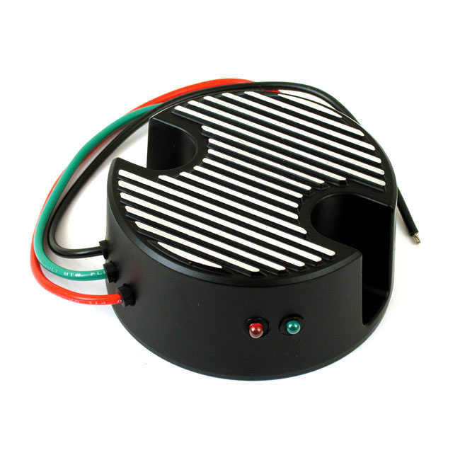 Solid-State 12-V Voltage Regulator. Black 65-69 B.T., 65-81 Xl