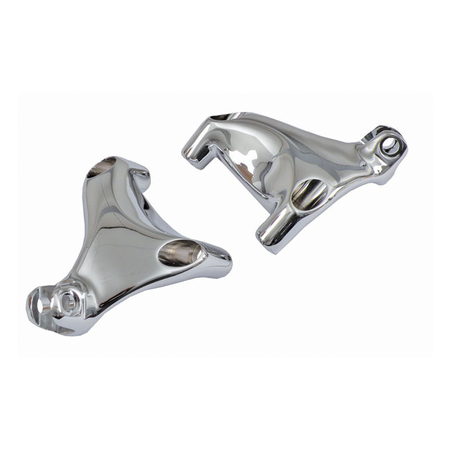 Passenger Footpeg Mount Bracket Set Chrome 04-13 Xl