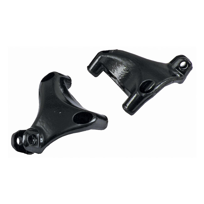 Passenger Footpeg Mount Bracket Set Black 04-13 Xl