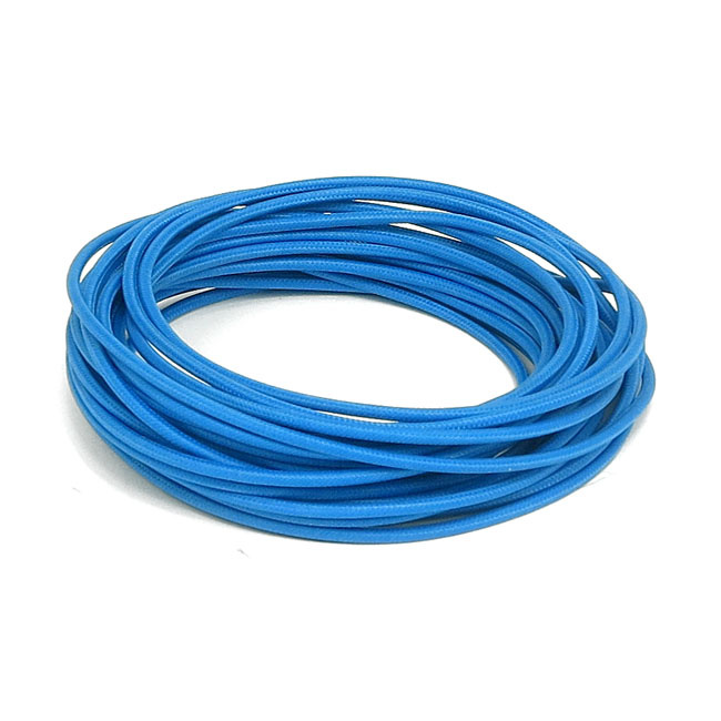 Classic Cloth Covered Wiring, 25Ft. Roll. Blue Universal
