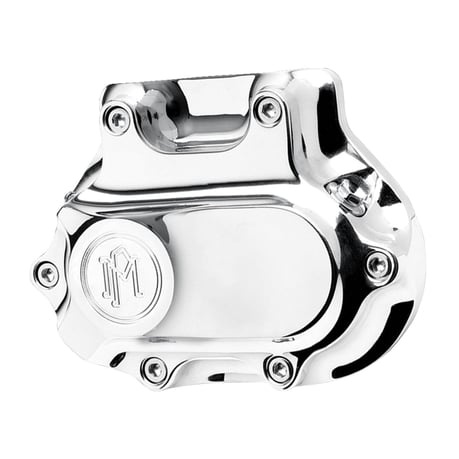 PM, Transmission end cover Smooth, hydraulic. Chrome 87-06 Softail, 87