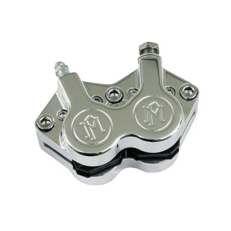 PM, 4-p 125x4S Classic caliper. Chrome Universal front/rear Brackets a
