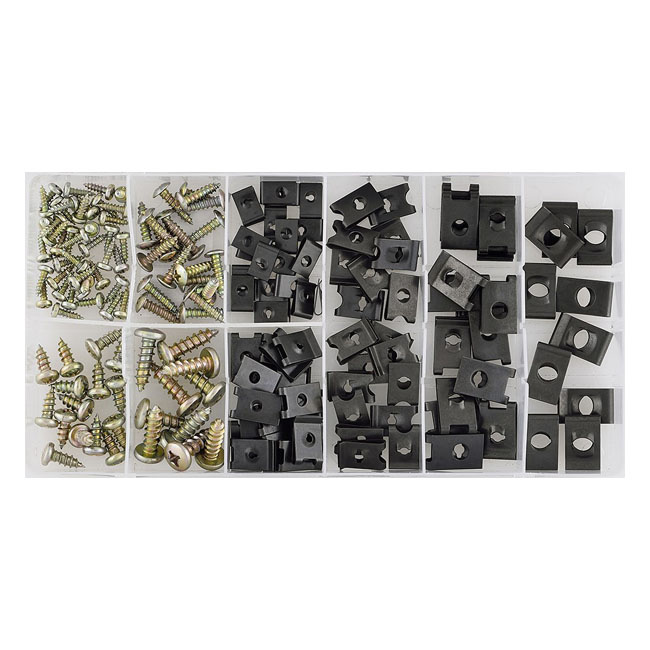 Sonic, Body Bolts And Speed Nuts Assortment. 170-Piece