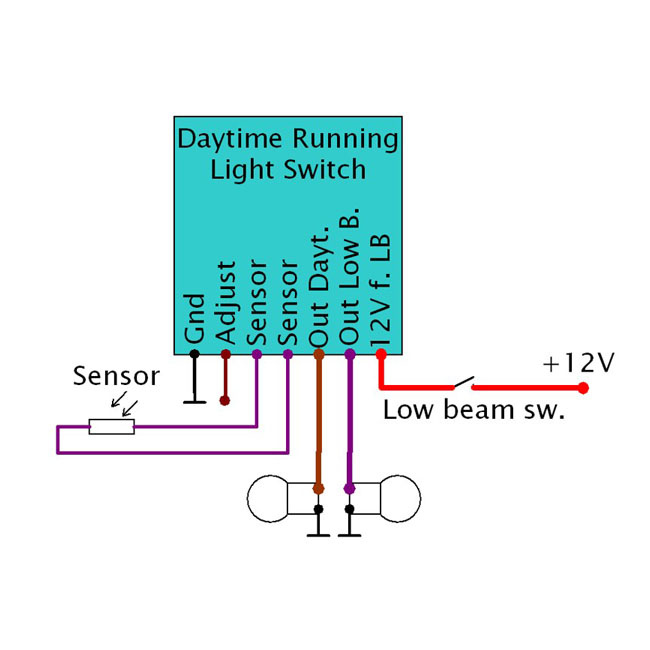 Axel Joost Elektronik, Daytime Running Light Switch