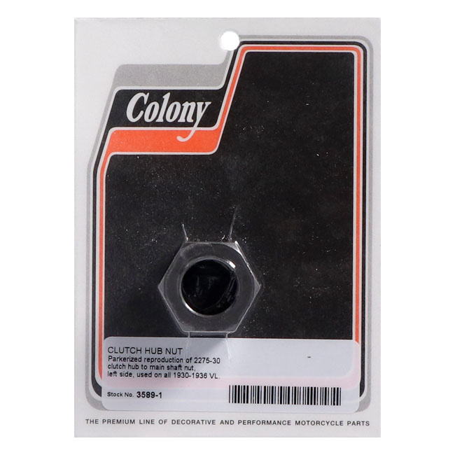 Colony, Clutch Hub Nut 30-36 Vl
