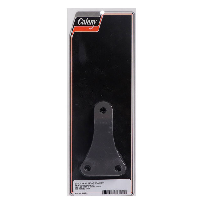 Colony, Buddy Seat Front Bracket 36-80 B.T
