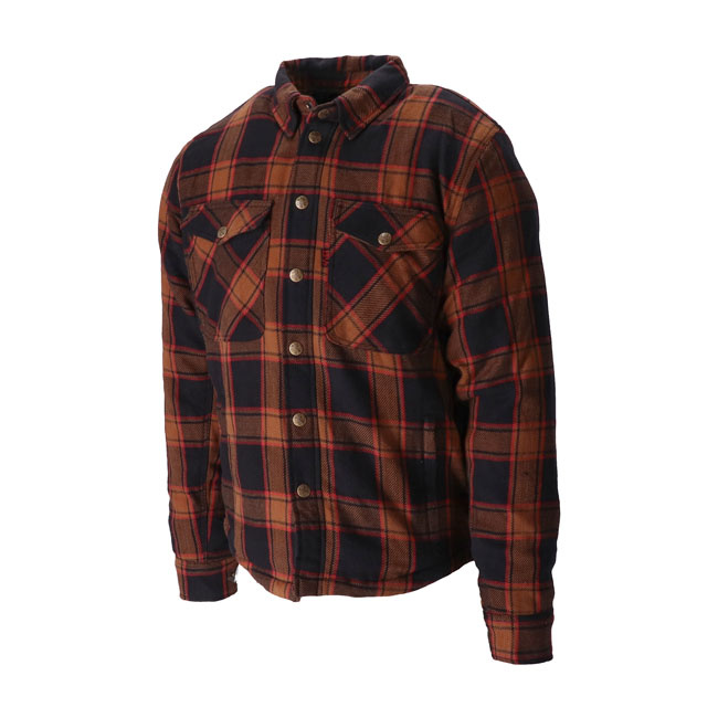 13 1/2 Long Run Shirt Brown/Black Size M