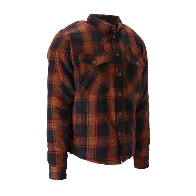 13 1/2 Long Run Shirt Brown/Black Size L