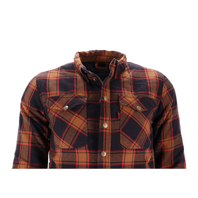13 1/2 Long Run Shirt Brown/Black Size Xl