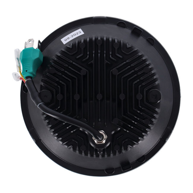 Bright 7 inch led headlamp Black