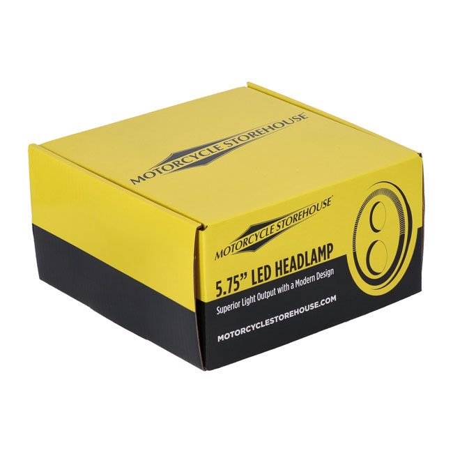 Bright 5.75 inch led headlamp Black