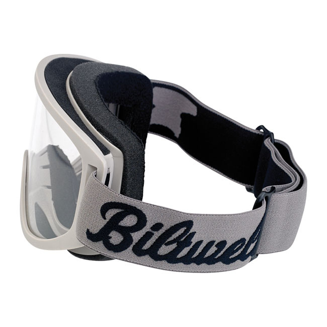 Biltwell Moto 2.0 Script Goggles Titanium Most Open Face Helmets And F