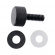Thumb Screw Kit For Seat. Low Profile. Black 96-23 H-D With 1/4-20 Thr