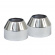 Fork Boot Covers, Chrome 80-86Fxwg, 84-07 Fxst Models (Excl.Fxstd/C),