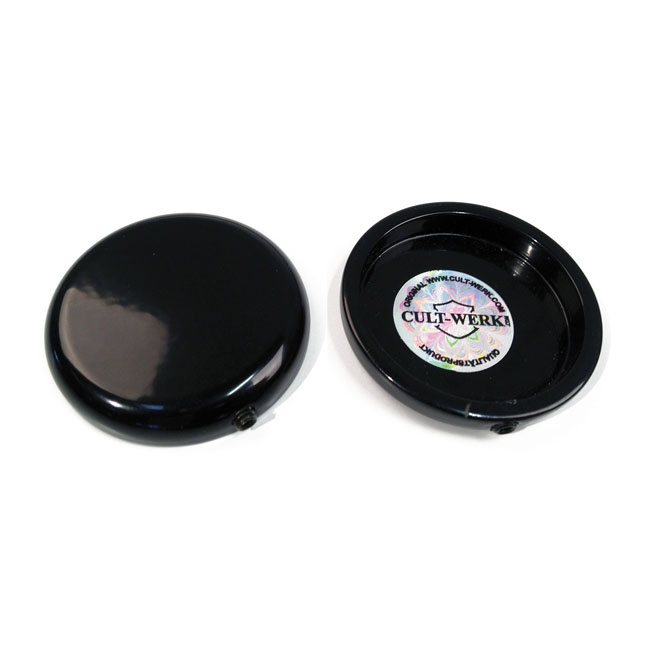 Cult-Werk, 2-Piece Fork Tube Cap Bolt Cover Kit 88-15 All Xl, 16-21 Xl