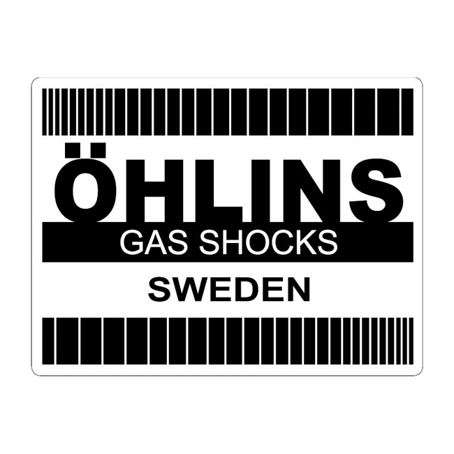 �hlins, Sticker Retro Black