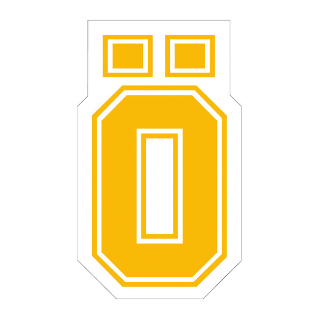 �hlins, Sticker '�' Yellow Small