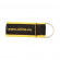 hlins, Key Ring. Black With Yellow 'hlins' Logo