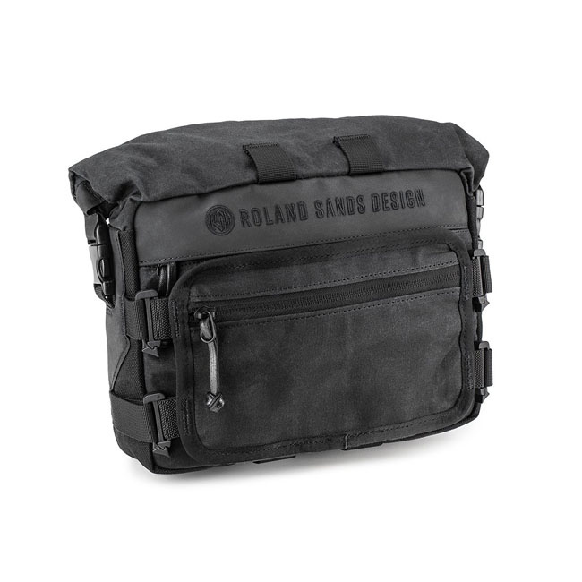 Rsd X Kriega Roam Handlebar Bag Black Volume 3-Litres (183 Cu In) Capa