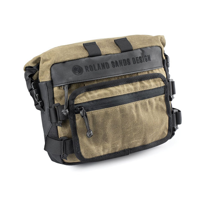 Rsd X Kriega Roam Handlebar Bag Ranger Volume 3-Litres (183 Cu In) Cap