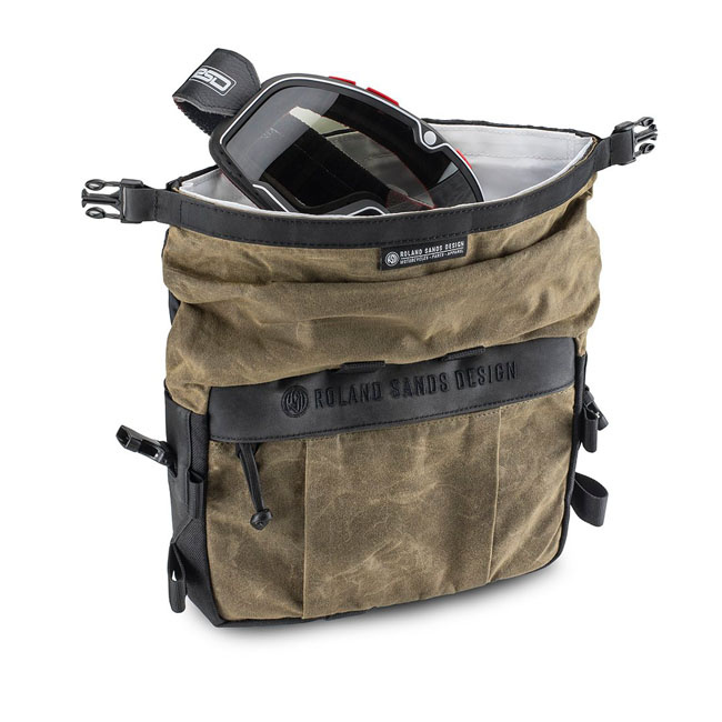 Rsd X Kriega Roam Handlebar Bag Ranger Volume 3-Litres (183 Cu In) Cap