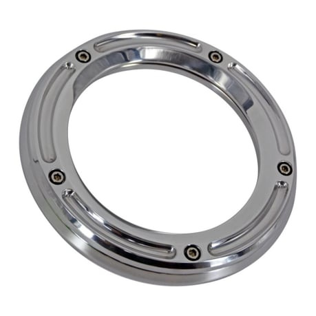 Trask, Assault series derby cover. Chrome 99-17 Dyna, 99-18 Softail (E