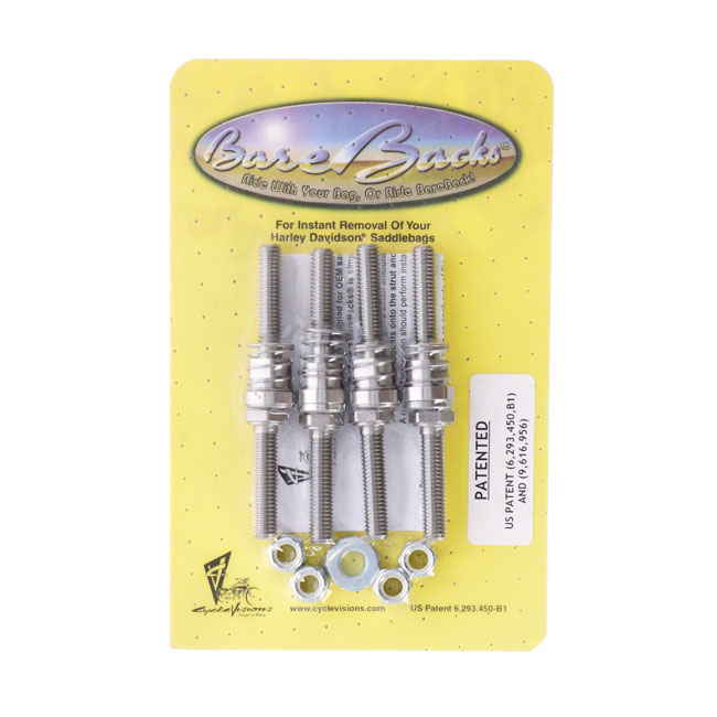 Cycle Visions, Barebacks Saddlebag Mount Kit 03-15 Fxst