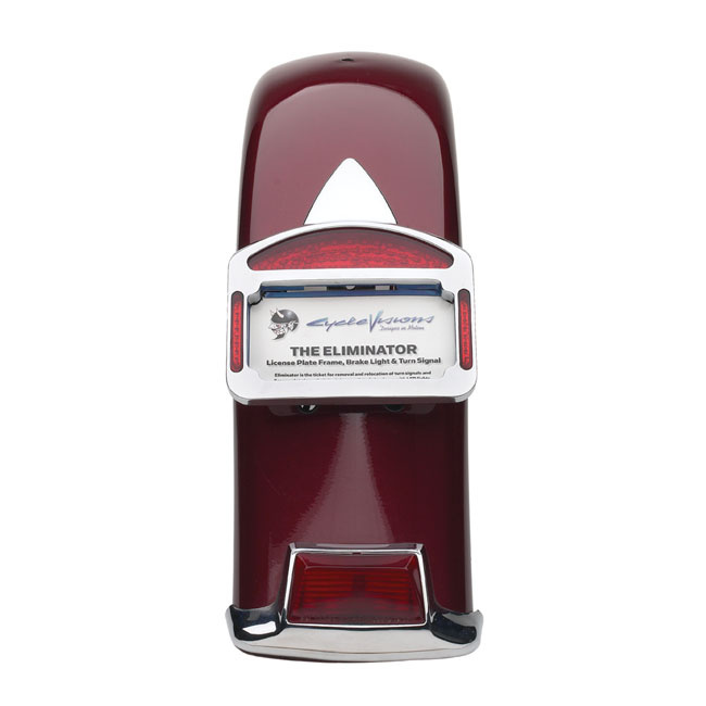 Cycle Visions Pyramid Cover Chrome All H-D With 3-Point