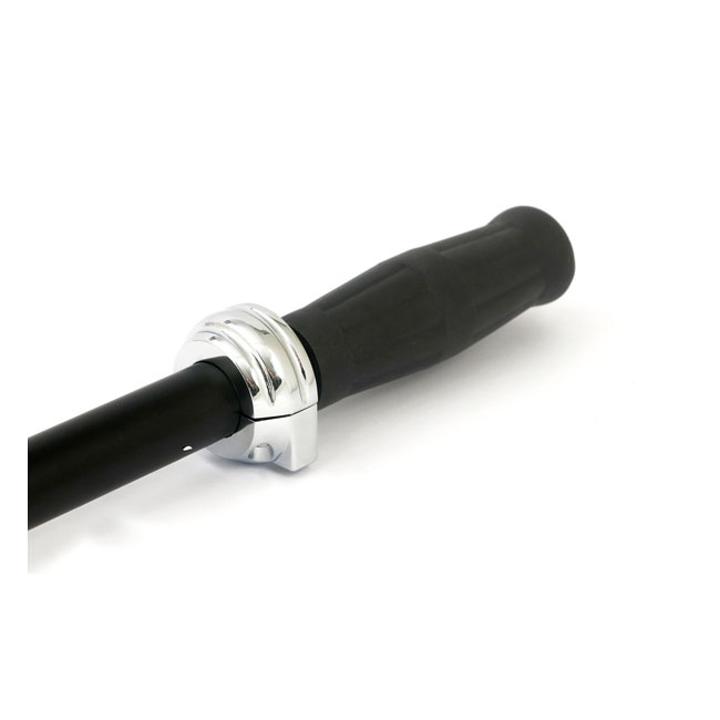 Custom Throttle Clamp, Single Cable. Chrome Custom