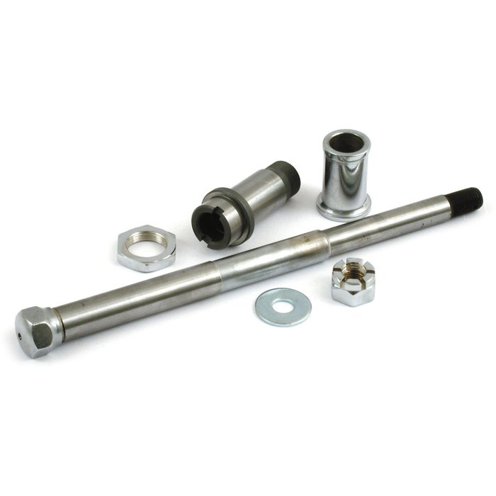 Samwel Front wheel axle set. Chrome 36-48