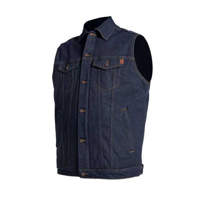 John Doe Vest Raw Blue Le Size M