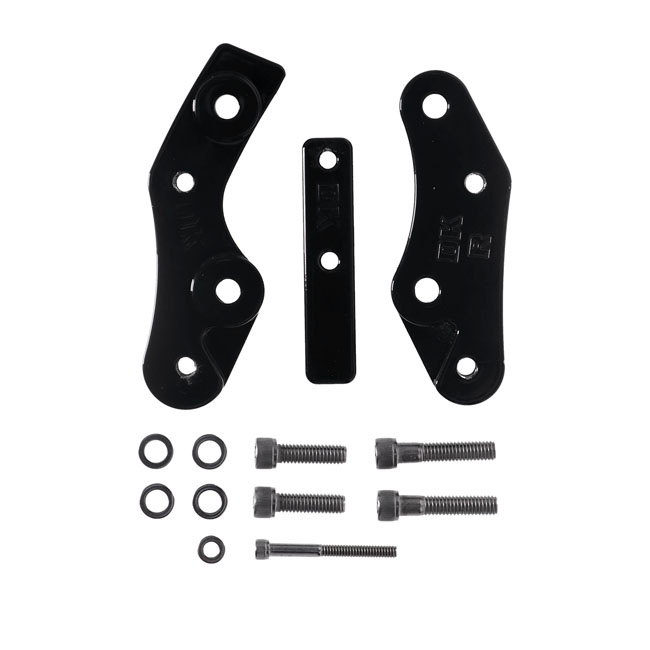Dk Custom Products, Rider Floorboard Relocation Kit. Black 18-23 M8 So