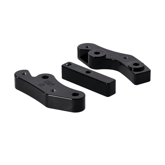 Dk Custom Products, Rider Floorboard Relocation Kit. Black 18-23 M8 So