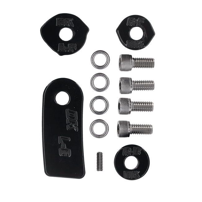 Dk Custom Products, Rider Floorboard Relocation Kit. Black 18-23 M8 So