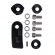 Dk Custom Products, Rider Floorboard Relocation Kit. Black 18-23 M8 So