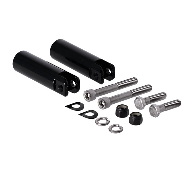 Dk Custom Products, M8 Passenger Footpeg Mount Kit 18-23 M8 Softail Wi