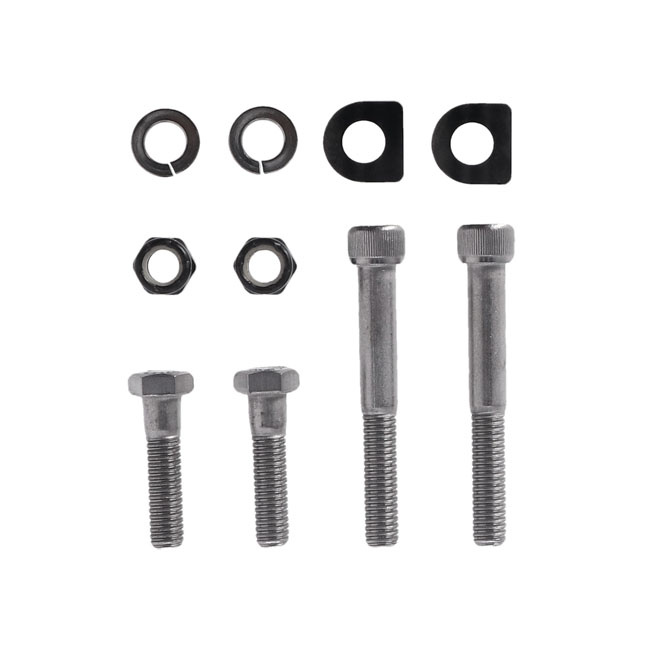 Dk Custom Products, M8 Passenger Footpeg Mount Kit 18-23 M8 Softail Wi