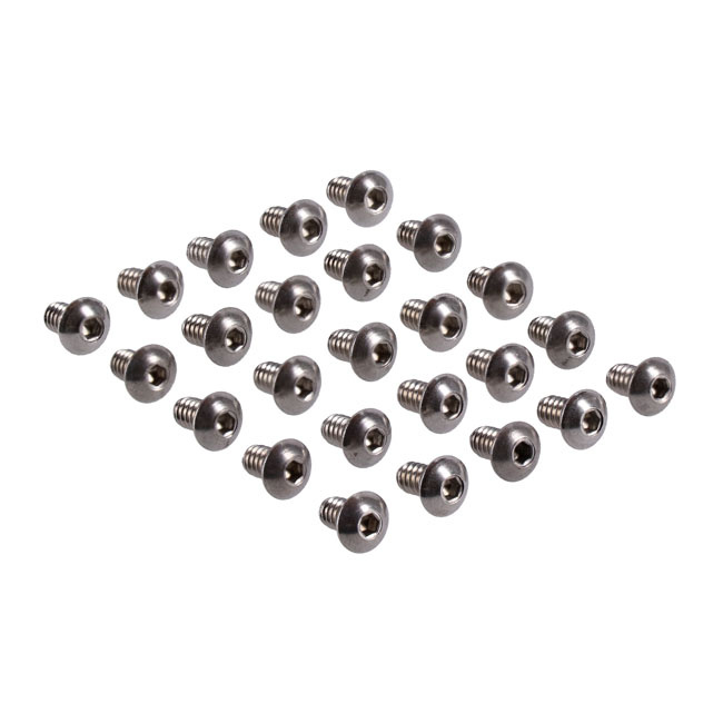 10/24 X 3/8 Inch Buttonhead Bolt Ss  25-Pack