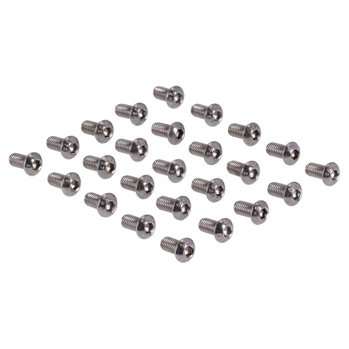 M4 X 10MM BUTTONHEAD BOLT, STAINLESS 25 pack