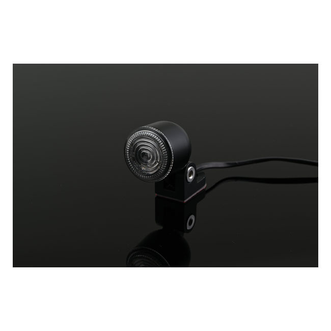 Daytona, D-Tail Led Taillight. Black Universal