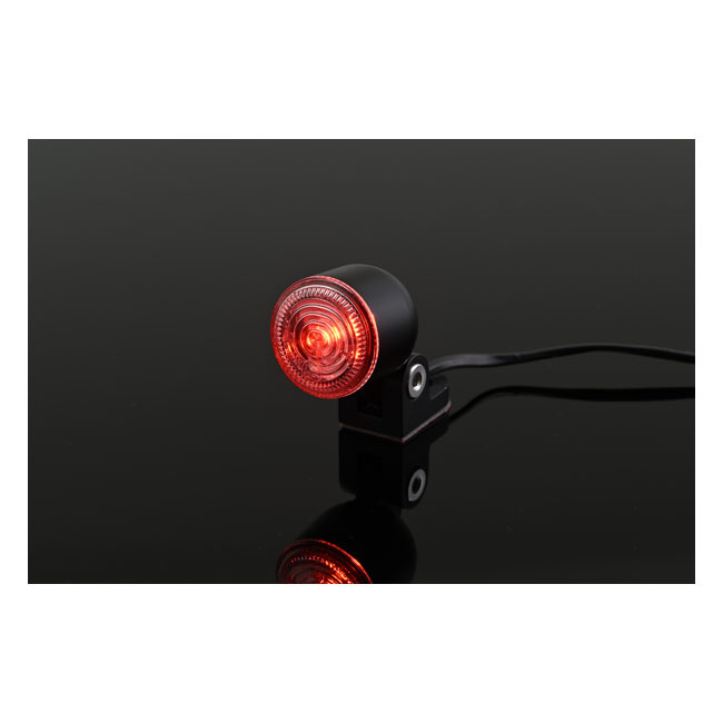 Daytona, D-Tail Led Taillight. Black Universal