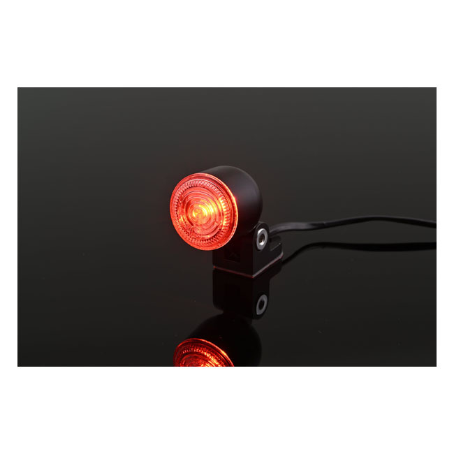 Daytona, D-Tail Led Taillight. Black Universal