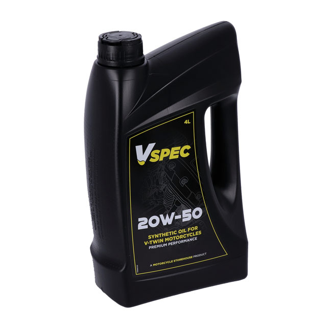 Vspec, 20W50 Full Synthetic motor oil. 4 liter bottle 84-24 B.T., 86-2