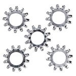 Chrome external lockwasher, #10