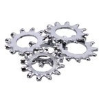 Chrome external lockwasher, #10