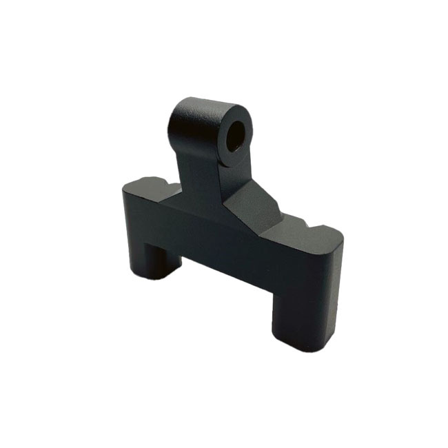 Custom Dynamics, Headlamp Mount Bracket. Black Softail: 18-20Fxlr Low