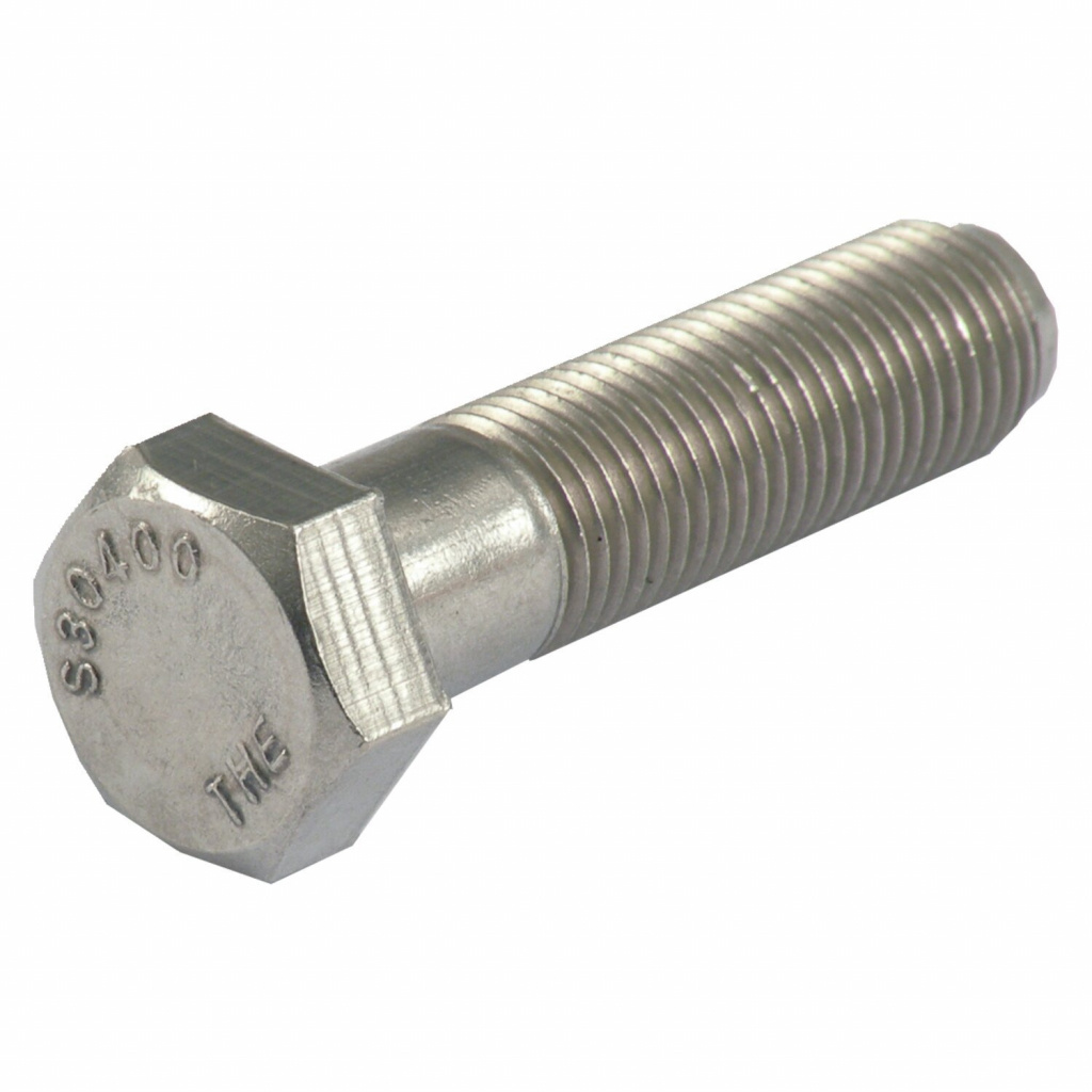 5/16-18 x 4 inch hex bolt stainless