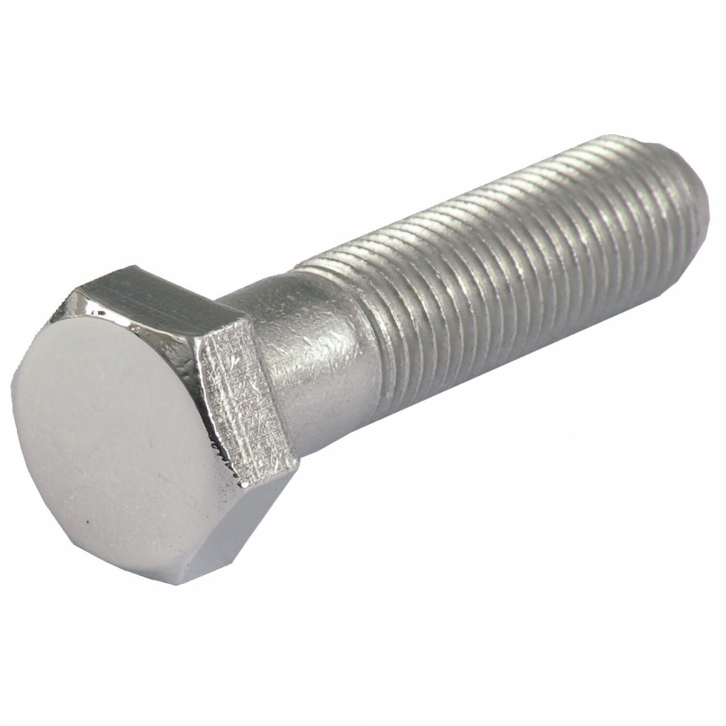 Hex bolt polished ss 5/16-18 x 4
