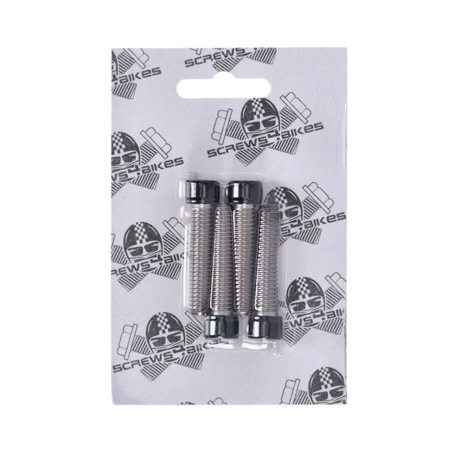 Screws4Bikes, Bolt Kit, Handlebar Top Clamp Softail: 89
