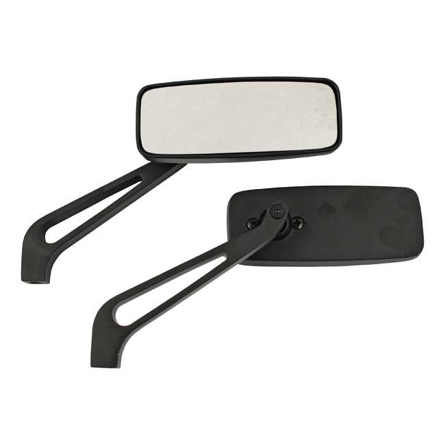 Street-Rage Mirror Set, Black Multifit